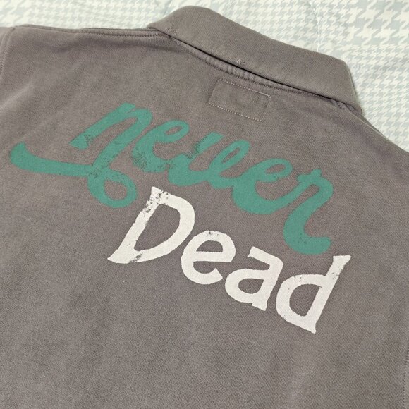 thisisneverthat x Grateful Dead Half Zip Polo Sweatshirt - Picture 5 of 9